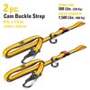 Cat 2 Piece Cam Buckle with Swivel Hook and Soft Strap Set 240034
